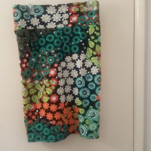 LuLaRoe Cassie Skirt Multi Color Small